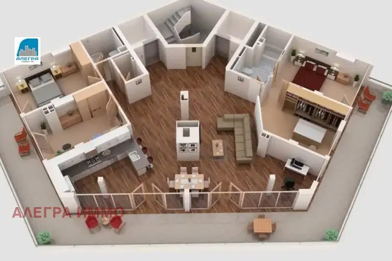 4-bedroom apartment in Plovdiv, Kyrshiyaka