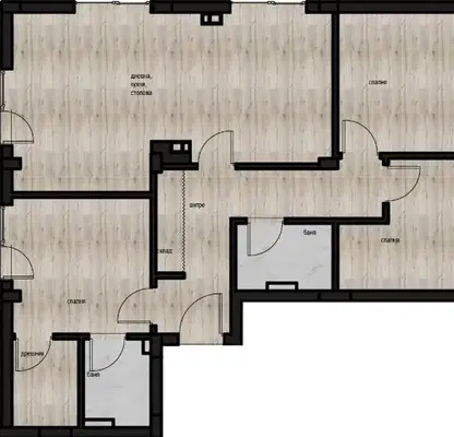 Photo 2 — 4-bedroom apartment in Plovdiv, Kyuchuk Parij