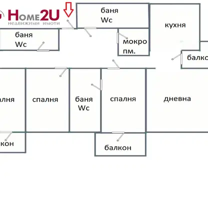 Снимка 2 — Многостаен апартамент в София, Лозенец