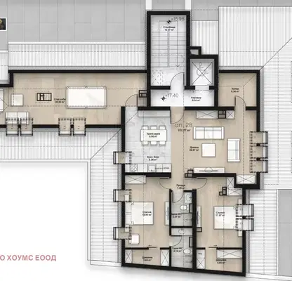 Photo 4 — Four-room apartment in Lyulin 2 with parking space