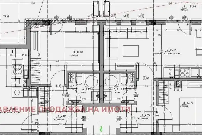 4-bedroom apartment in Sofiya, Malinova Dolina
