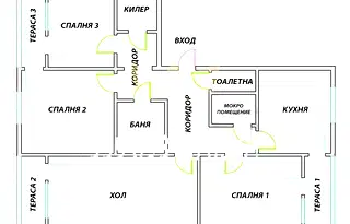 Многостаен апартамент в Бургас, Меден рудник - зона Б