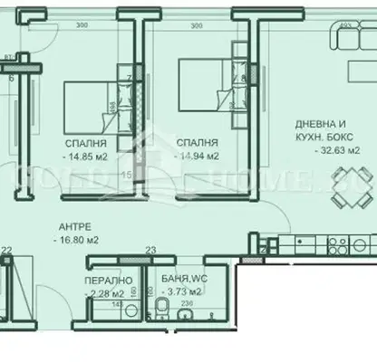 Снимка 3 — Многостаен апартамент в Пловдив, Младежки Хълм