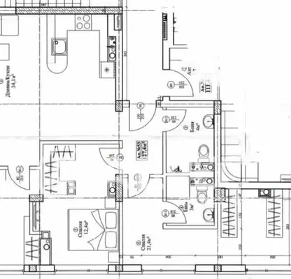 Photo 4 — Large 4-room apartment in Mladost 4 with parking space