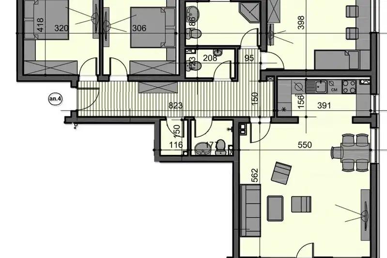 4-bedroom apartment in Plovdiv, Ostromila