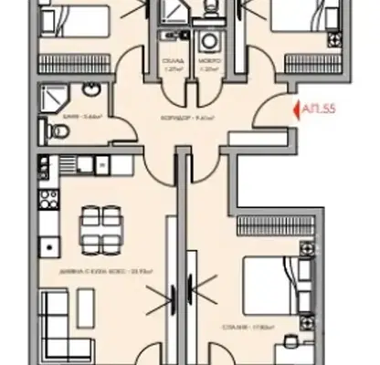 Photo 2 — 4-bedroom apartment in Sofiya, Ovcha Kupel