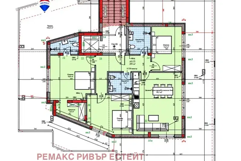 4-bedroom apartment in Ruse, Shirok Centyr