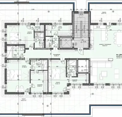 Снимка 4 — Многостаен апартамент в Пловдив, Тракия