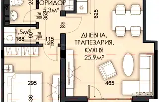 Многостаен апартамент във Варна, Виница