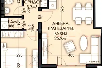Многостаен апартамент във Варна, Виница