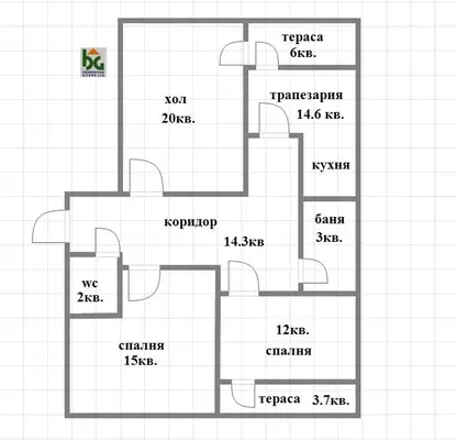 Снимка 2 — Многостаен апартамент във Варна, Зимно кино Тракия