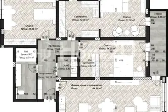 Многостаен апартамент в София, Зона Б-18