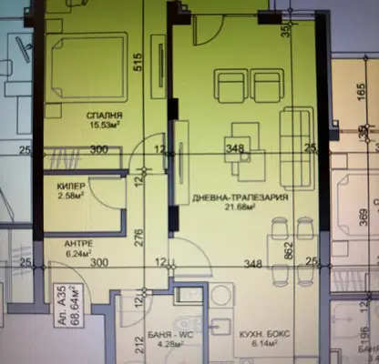 Photo 2 — 2-bedroom apartment in Студентски