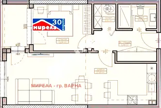 Двустаен апартамент в Кайсиева ина
