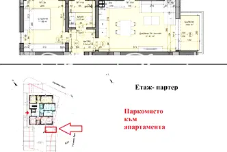 Двустаен апартамент в к.к. Чайка