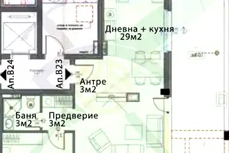 Двустаен апартамент в Модерно предие