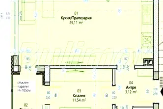 Двустаен апартамент в к.к. Чайка