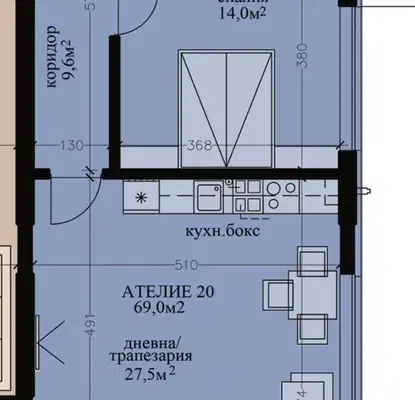 Photo 2 — 2-bedroom apartment in Студентски