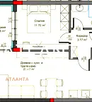 Двустаен апартамент с тераса в нова сграда в Аспарухово, Варна