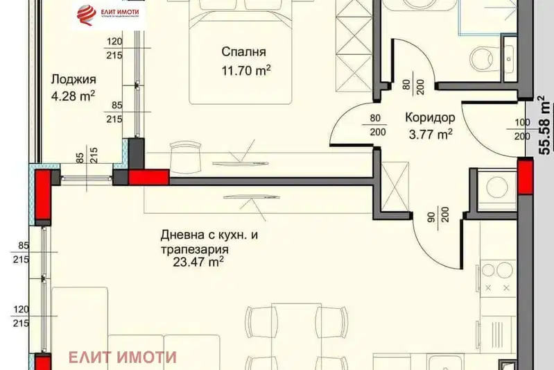 2-bedroom apartment in Varna, Asparuhovo