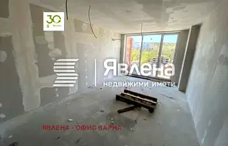 Двустаен апартамент с балкон и морска гледка в Аспарухово, Варна
