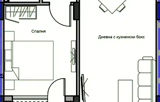 Двустаен апартамент в Стара Загора, Аязмото