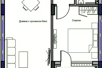 Двустаен апартамент в Стара Загора, Аязмото