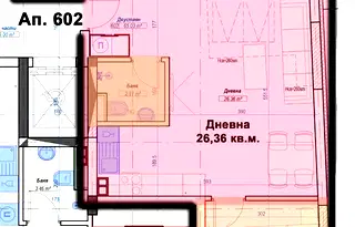 Двустаен апартамент в София, Банишора