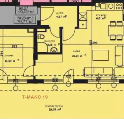 Photo 4 — 2-bedroom apartment in Sofia, Banishora