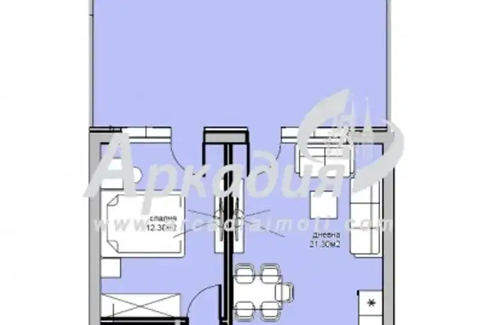 2-bedroom apartment in Plovdiv, Belomorski