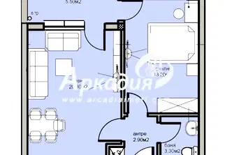 Нов 2-стаен апартамент с тераса в Беломорски, Пловдив