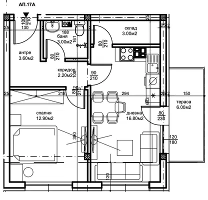 Photo 2 — 2-bedroom apartment in Plovdiv, Belomorski
