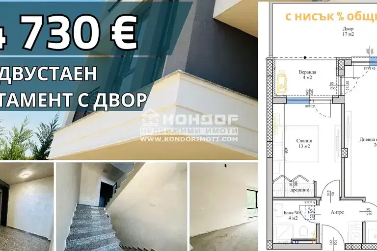 2-bedroom apartment in Plovdiv, Belomorski