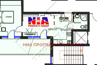 Двустаен апартамент в Бургас, Братя Миладинови