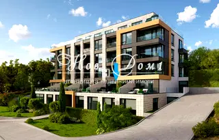 Просторен 2-стаен апартамент с морска панорама в Бриз, Варна