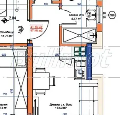 Снимка 5 — Двустаен апартамент във Варна, Бриз