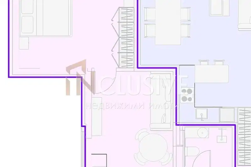 2-bedroom apartment in Varna, Centyr