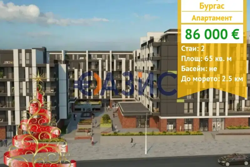 2-bedroom apartment in Burgas, Centyr