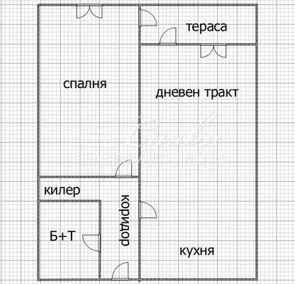 Снимка 5 — Двустаен апартамент в Шумен, Център