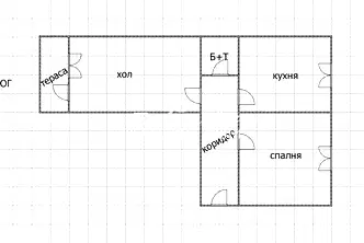 Двустаен апартамент в Шумен, Център