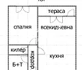 Снимка 5 — Двустаен апартамент в Шумен, Център