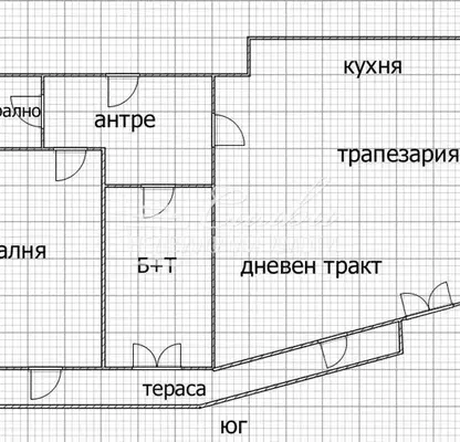 Снимка 2 — Двустаен апартамент в Шумен, Център
