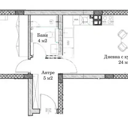 Снимка 2 — Двустаен апартамент в Пловдив, Център