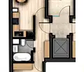 Снимка 2 — Двустаен апартамент в София, Център