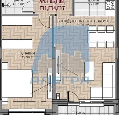 Снимка 5 — Двустаен апартамент в Пловдив, Център