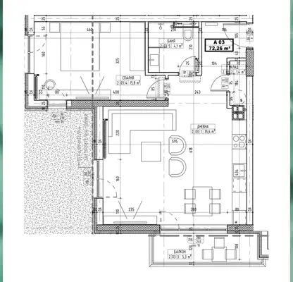 Photo 2 — 2-bedroom apartment in Sofiya, Centyr