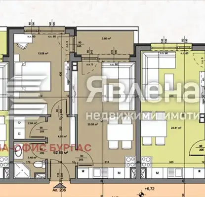 Photo 3 — 2-bedroom apartment in Burgas, Dolno Ezerovo