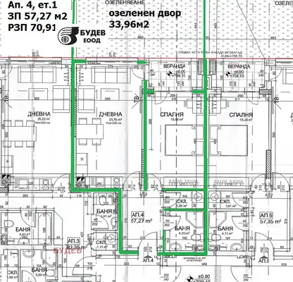 Снимка 2 — Двустаен апартамент в София, Драгалевци