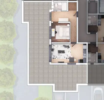 Photo 2 — 2-bedroom apartment in Sofiya, Drujba 2