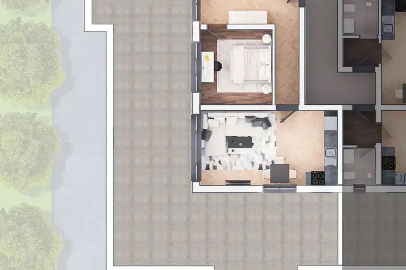 2-bedroom apartment in Sofiya, Drujba 2